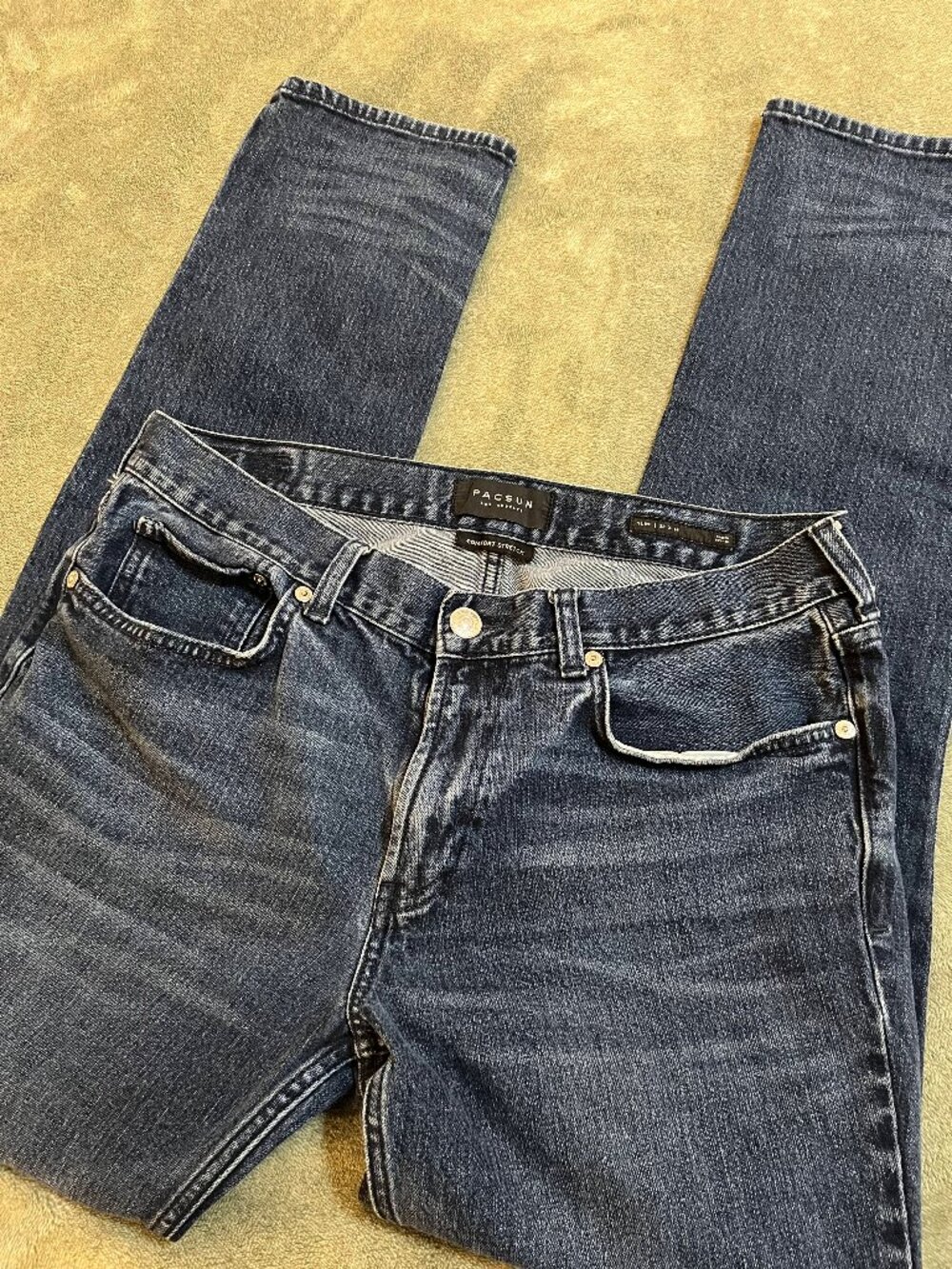 PacSun Slim Fit Jeans Men’s 32x34 Dark Wash Comfort Stretch Denim